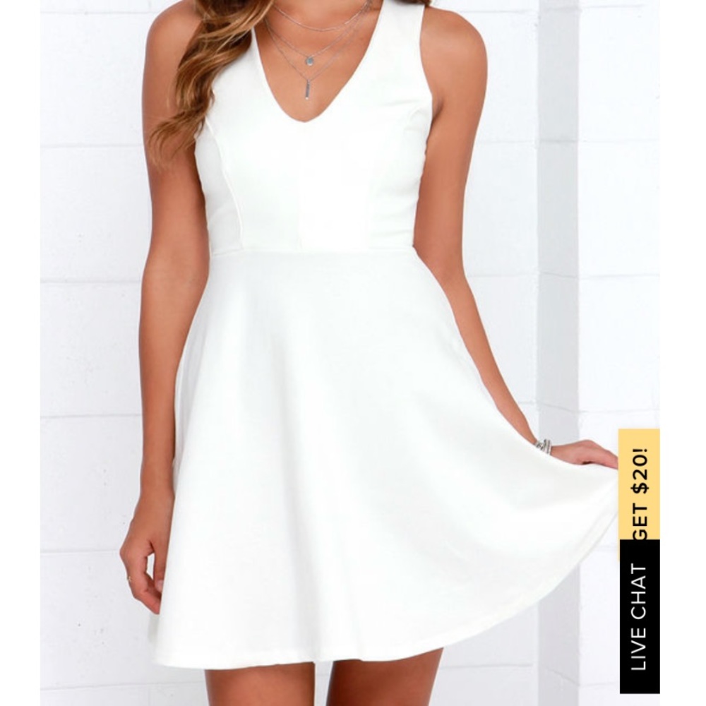 Lulus white/ivory dress
